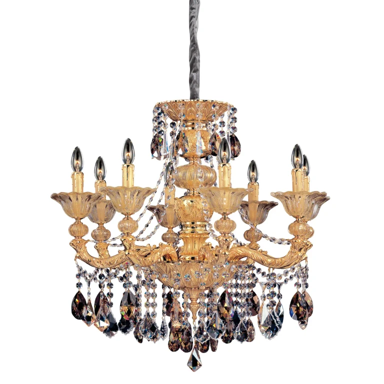 Two Tone Gold - 24K Chandelier from the Mendelssohn Collection