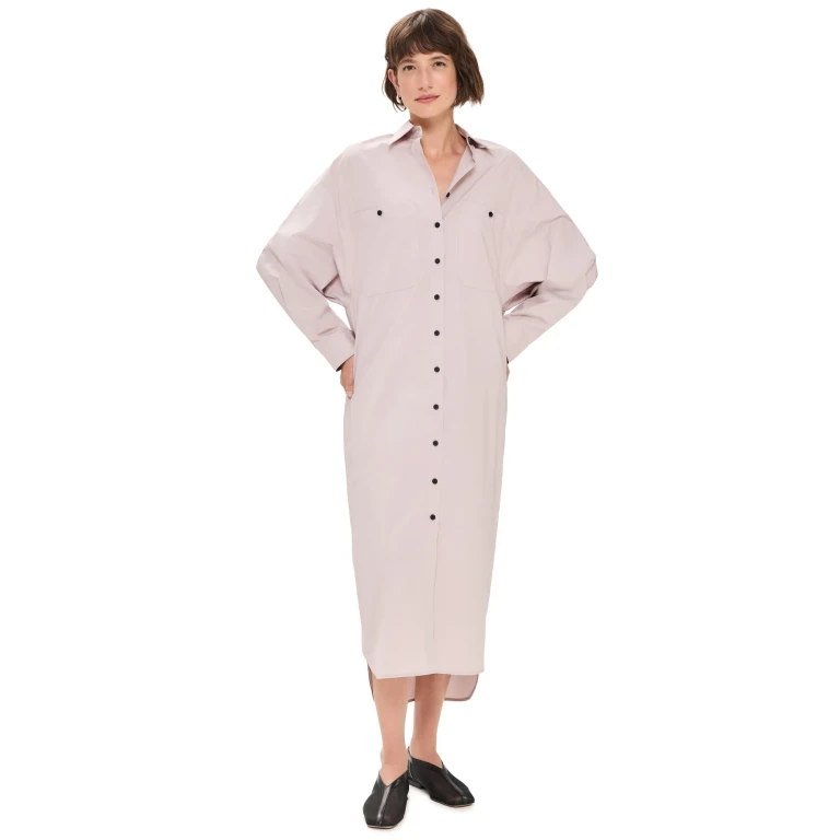 A. EMERY Judd Shirt Dress Thistle 18