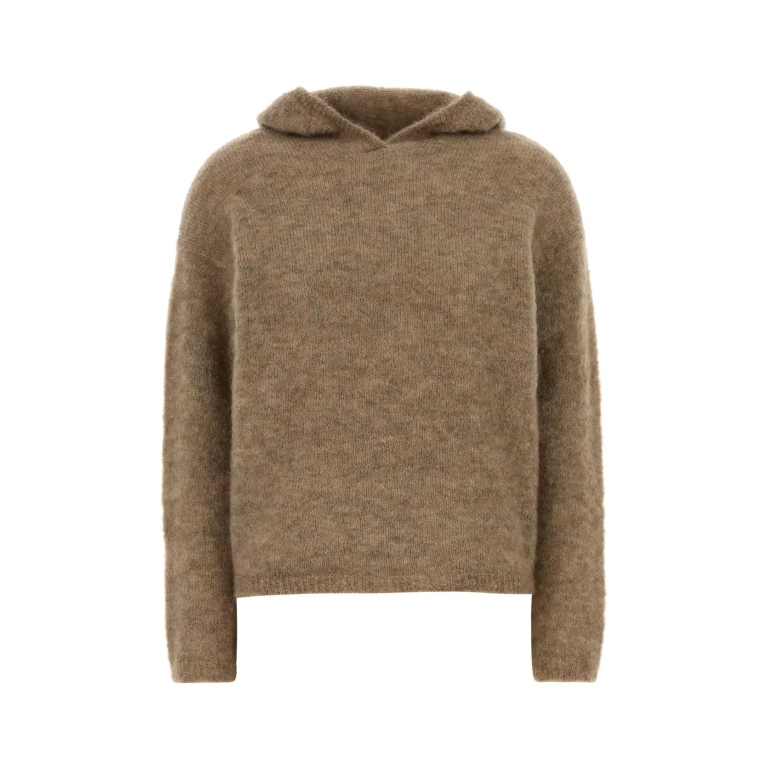 'S Max Mara Beige Stretch Mohair Blend Attuale Sweater