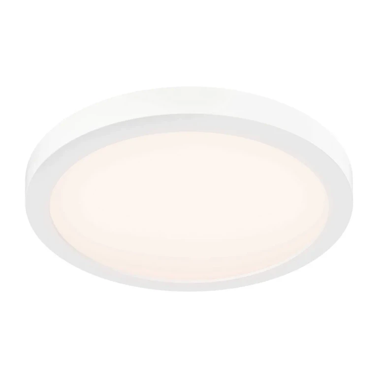 White Flush Mount from the Prime Collection