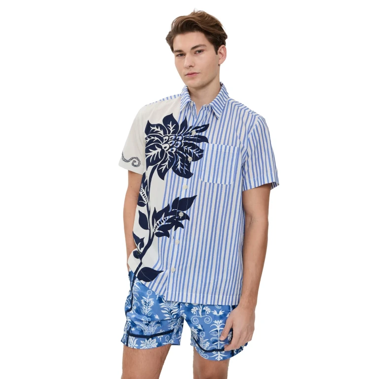 Agua Bendita Batik Jack Shirt Multicolor L