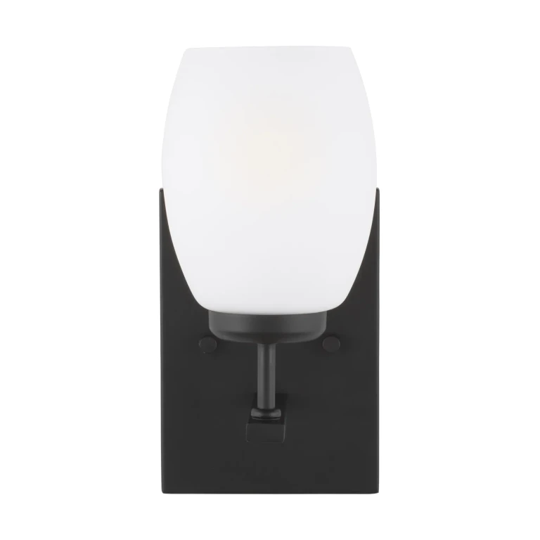 Sea Gull Catlin Bathroom Vanity Light in Midnight Black - 4118501EN3-112