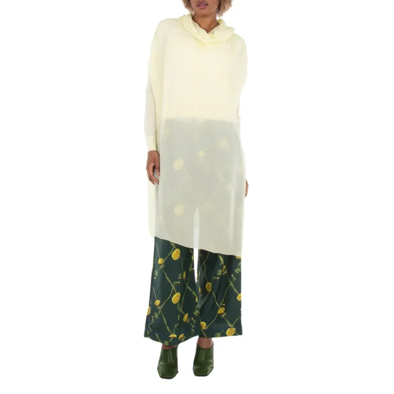 Burberry Drawstring Hood Silk Dress