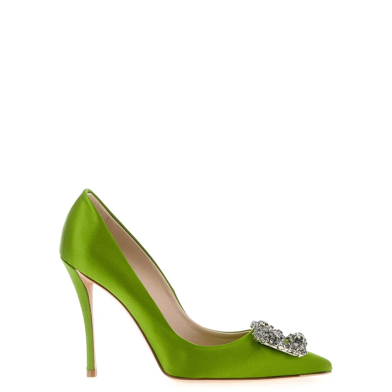 Roger Vivier flower Strass Pumps