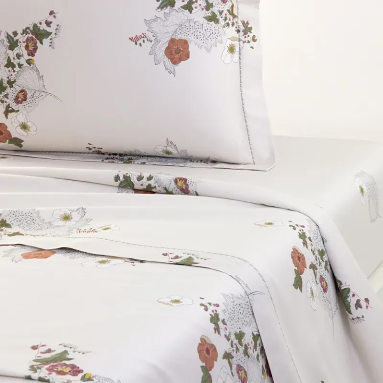 Yves Delorme Corolles Flat Sheet, King