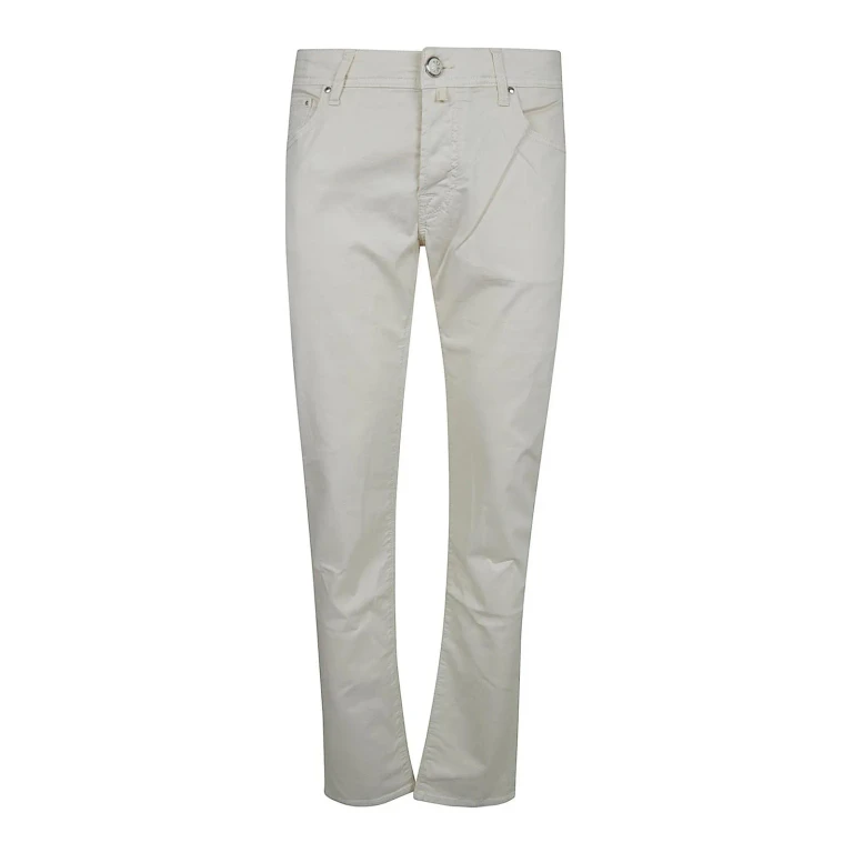 Jacob Cohen Jean Skinny - Crème