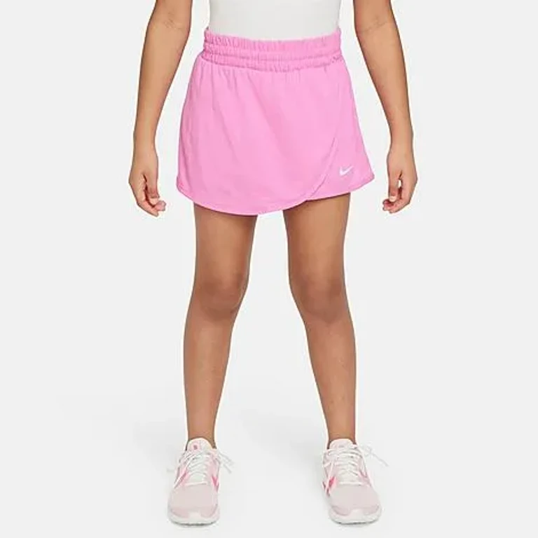 Girls' Big Kids Breezy Mid-Rise Skort in Playful Pink/White Size: XS