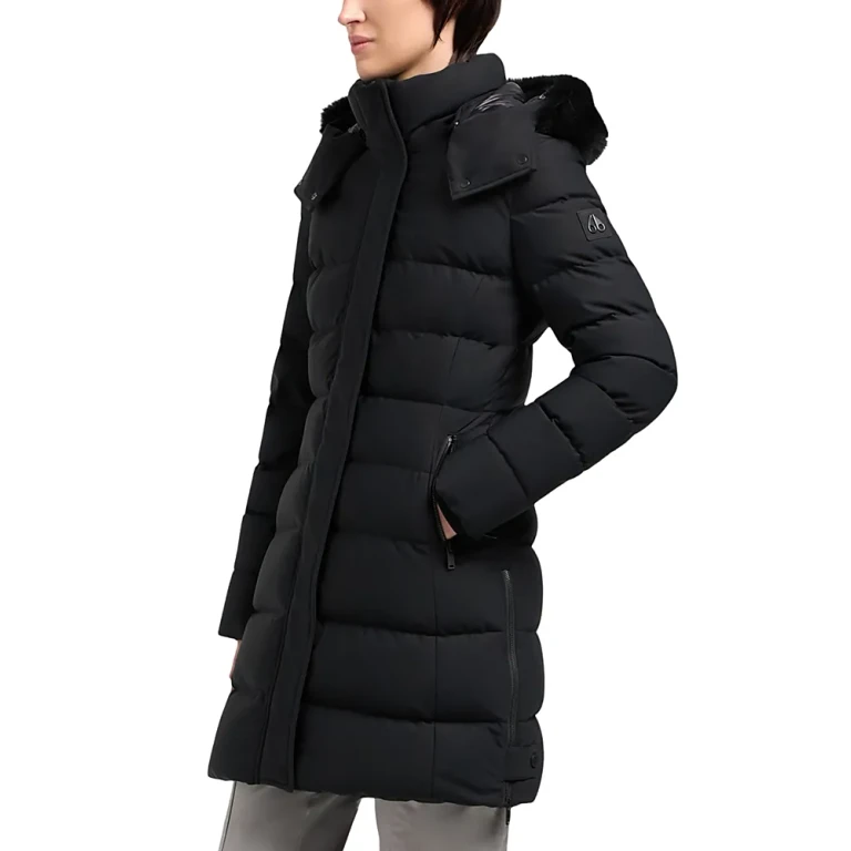 Moose Knuckles Watershed Shearling Trim Down Parka