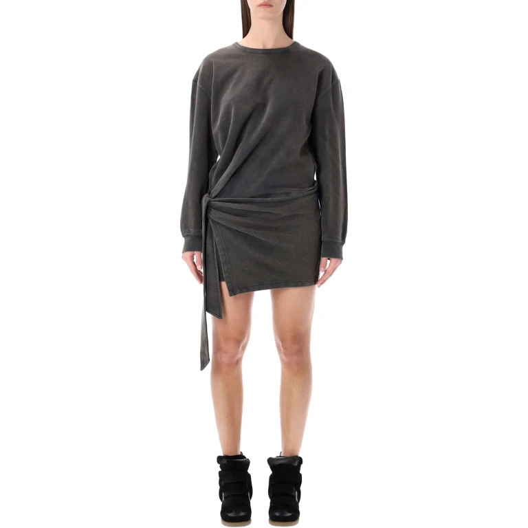 Zae Cotton Mini Sweatshirt Dress (RO1014FAD1M01E02FK)