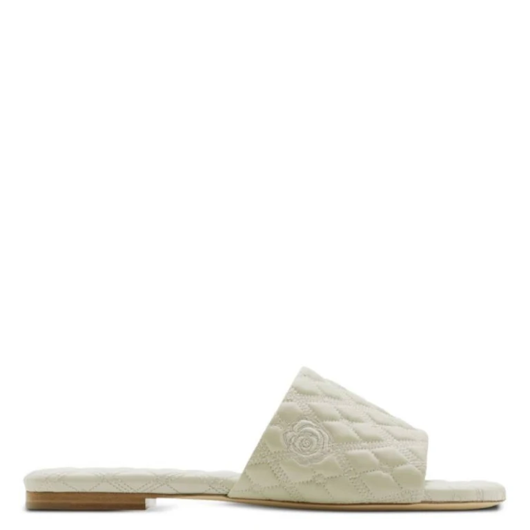 Burberry Logo Embossed Quilted Leather Sandals