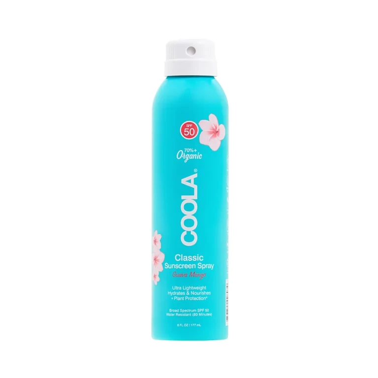 Coola Classic Body Organic Sunscreen Spray Spf 50 - Guava Mango 6 oz.