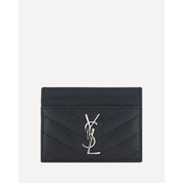 SAINT LAURENT Leather Cardholder Female UNI