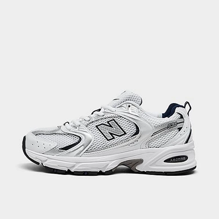New Balance Women's 530 Casual Shoes in White/Blue/Natural Indigo Size: 6.0