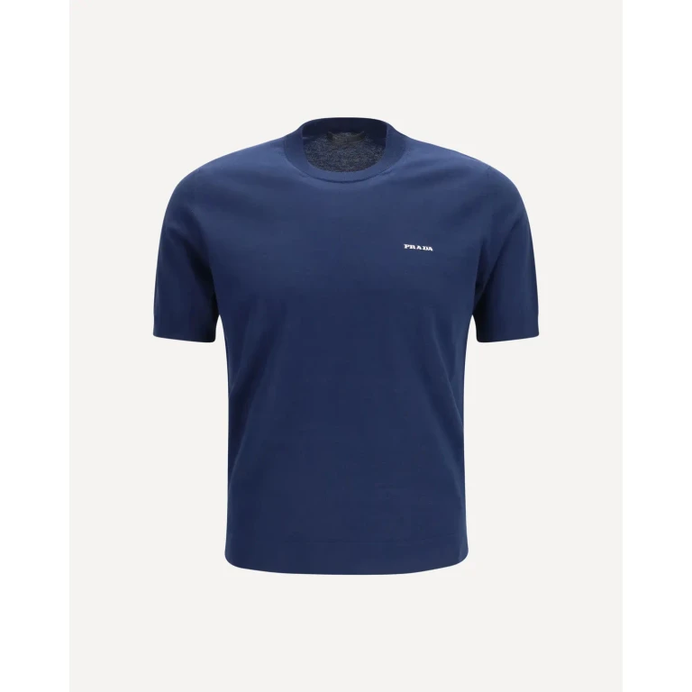 Pull Prada col rond en coton pour homme - Taille 50