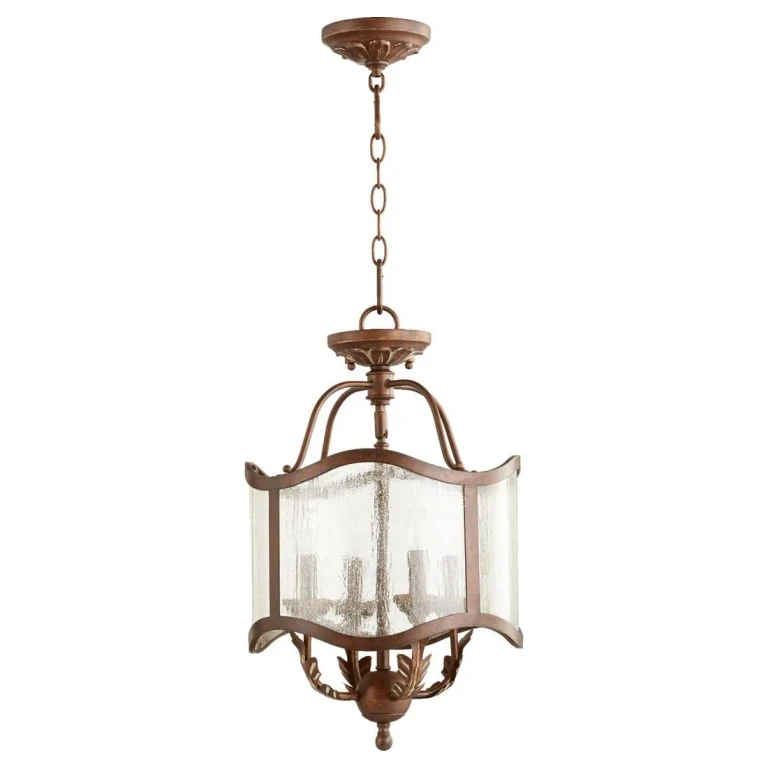 Quorum Salento 4-Light 13" Pendant Light in Vintage Copper