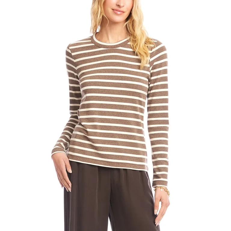 Karen Kane Long Sleeve Crewneck Top