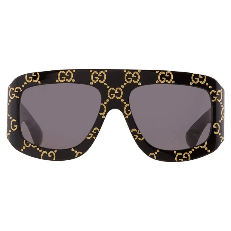 Gucci Grey Square Mens Sunglasses GG0983S 004 59
