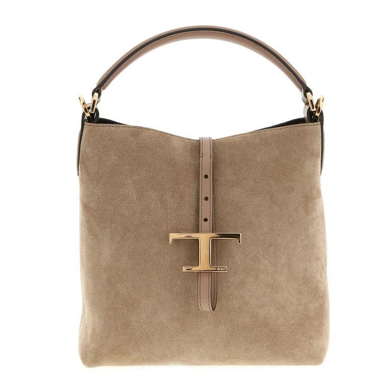 Tod's Beige Calfskin Handbag Bag - Women