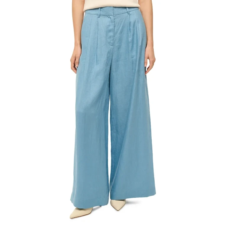 Staud Sasha Linen Pants