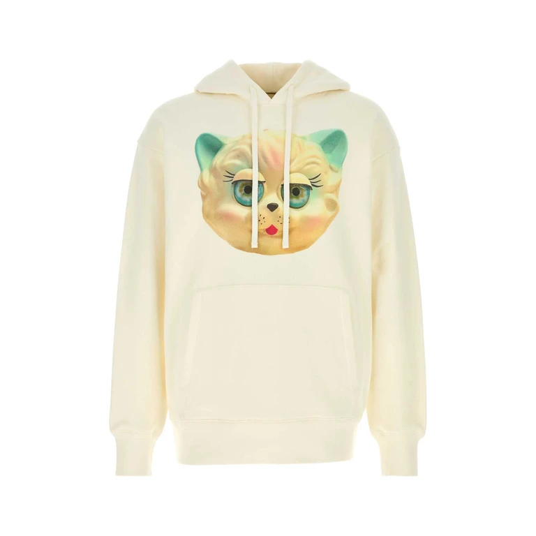 Valentino Garavani Ivory Cotton Sweatshirt Avorio Felpe - Men