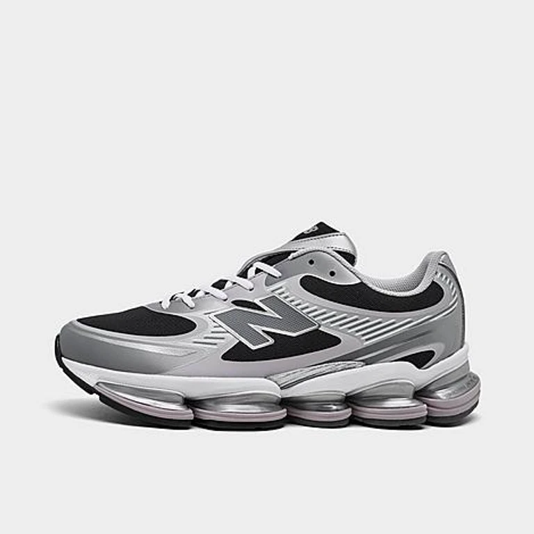 New Balance Men's ABZORB 2000 Casual Shoes in Silver Metallic/Faded Black Size: 7.5