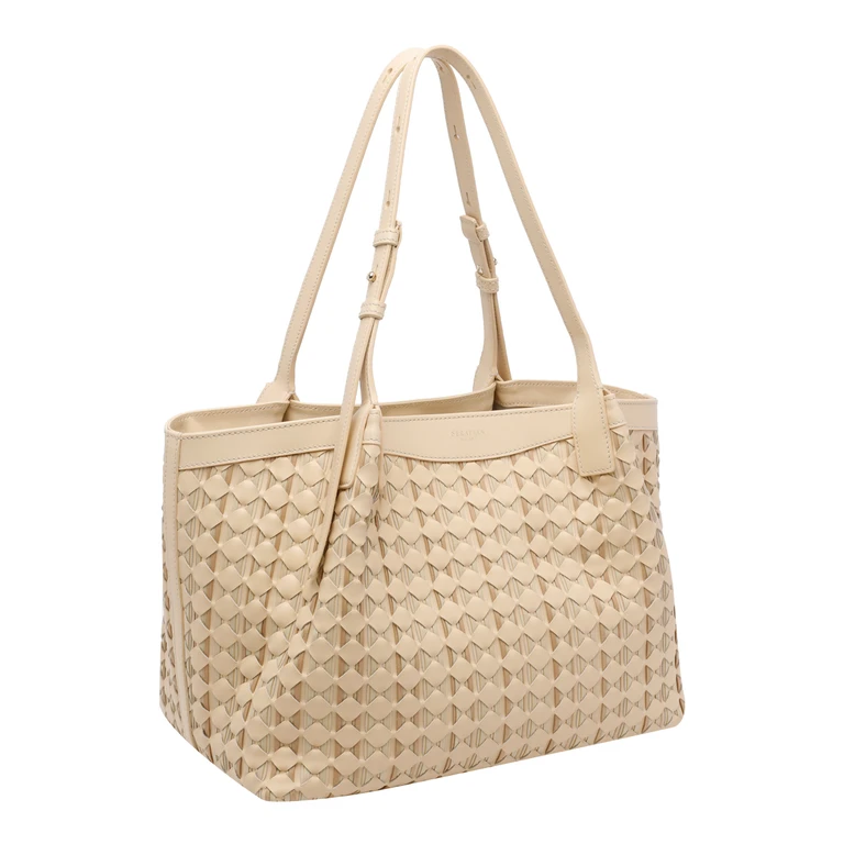 Serapian Bags Beige Lamb And Calf Leather - Women