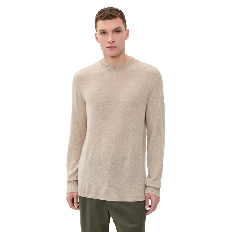 The Elder Statesman Pax Tranquility Cashmere Crew Oatmeal XL