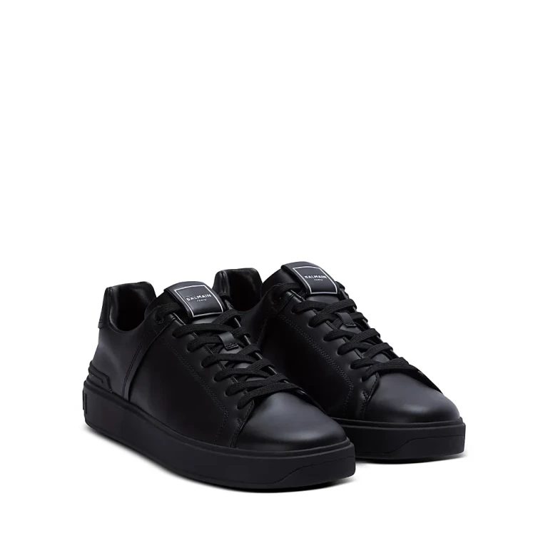 Balmain 남성 B-Court 가죽 스니커즈