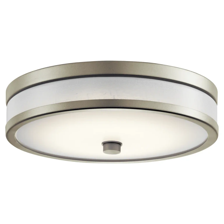Pira LED 12 Inch Flush Mount Ceiling Light in Brushed Nickel