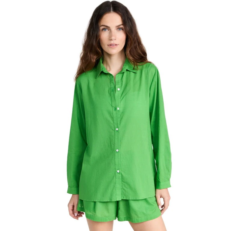 Playa Lucila Retro Top Green XS