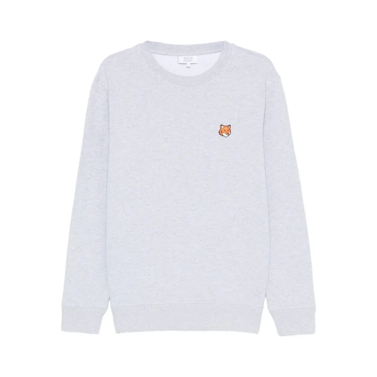 Maison Kitsuné Fox-motif Crew-neck Sweatshirt