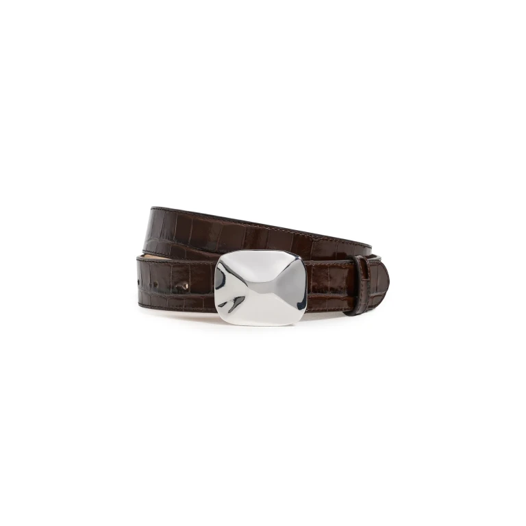B-Low The Belt Isaac Belt Chocolate Silver XS