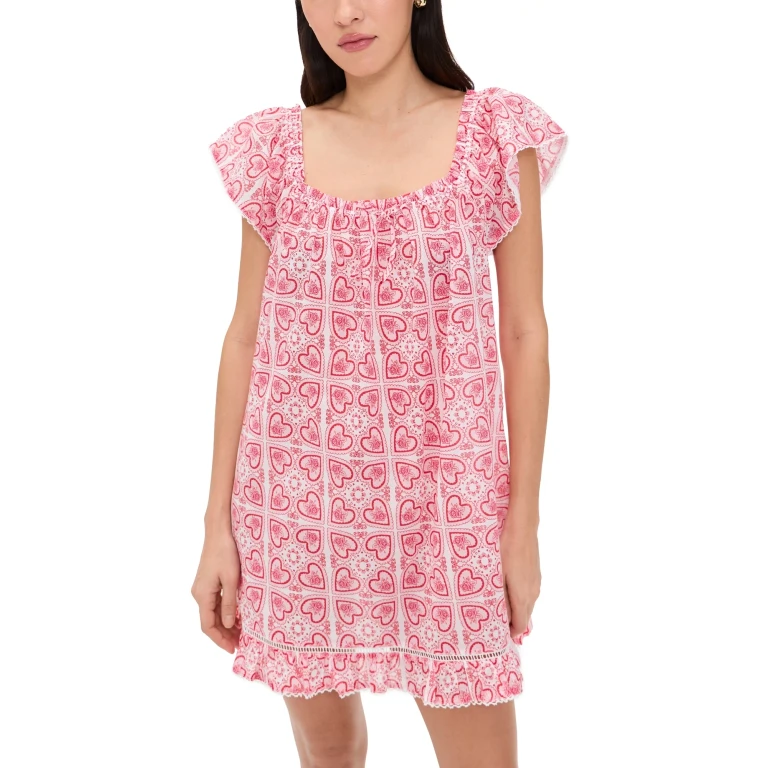 Hill House Home The Lucinda Nightgown English Daisy/White M