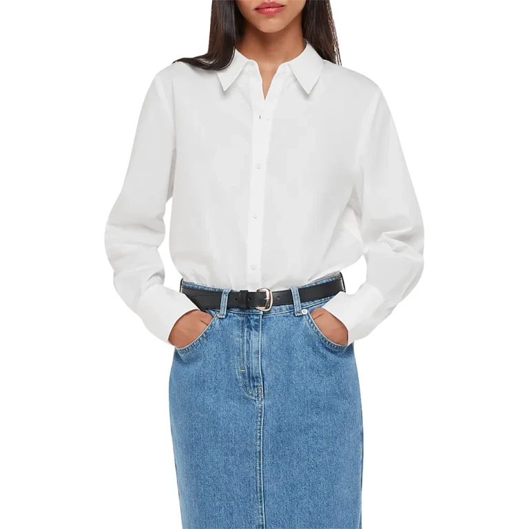 Whistles Boxy Cotton Shirt