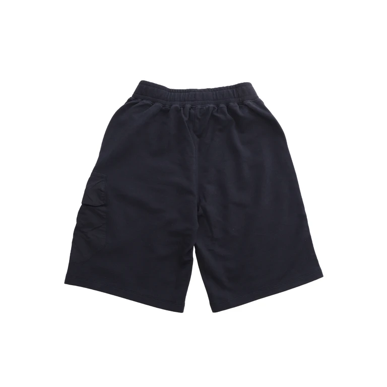Cp Company Kids Black sweatshirt pants Blue Cotton Short