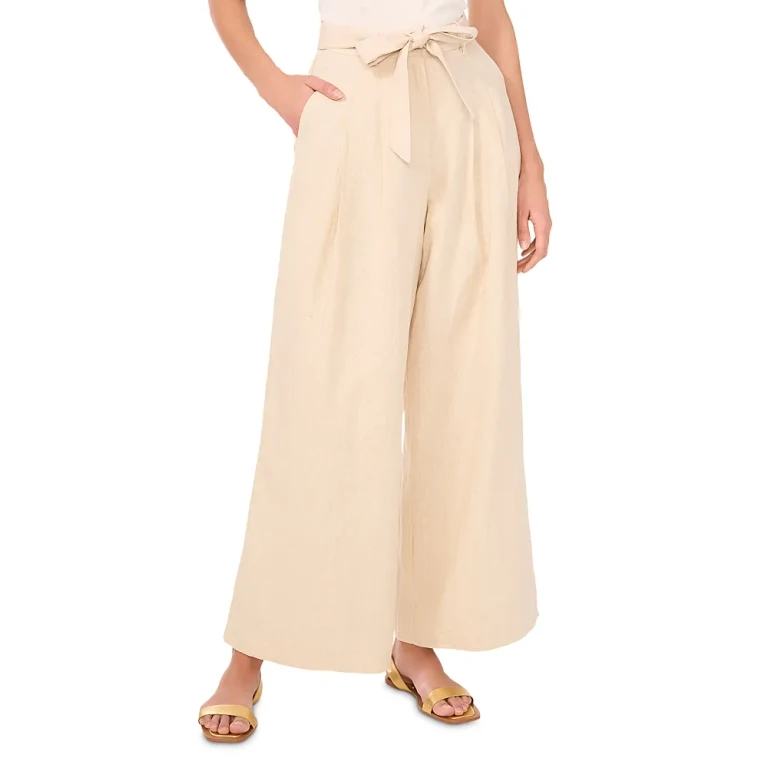 Vince Camuto Wide Leg Tie Waist Pants