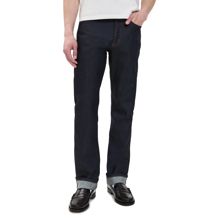 Naked & Famous Denim True Guy Night Shade Selvedge Jeans Indigo 30