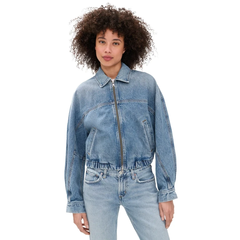 AGOLDE Dixon Cocoon Bomber Jacket Outbreak M
