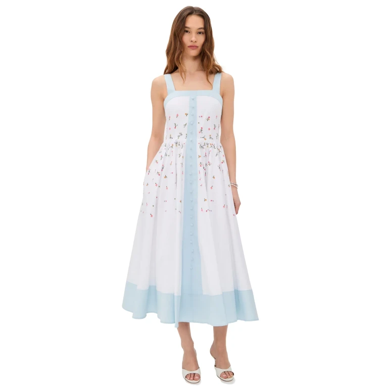 Fanm Mon Rosita Dress Spring Blues L