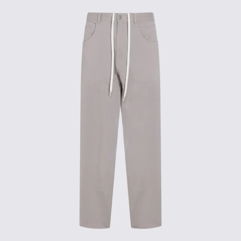 MM6 Maison Margiela Light Grey Cotton Pants