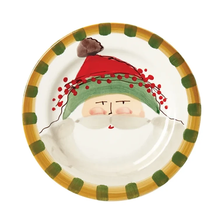 Vietri Old St. Nick Round Salad Plate
