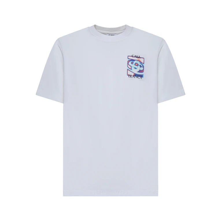 Casablanca T-shirts and Polos White _100 % Co - Men