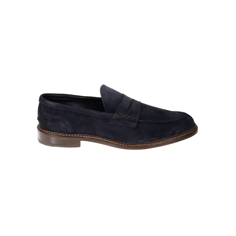 Trickers Adam Blue Suede Shoe - Men