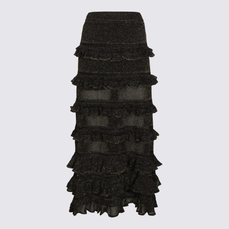 Skirt Woman color Black (7314SC261MTBK)