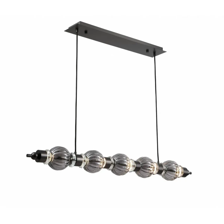 Black LED Pendant from the Avra Collection