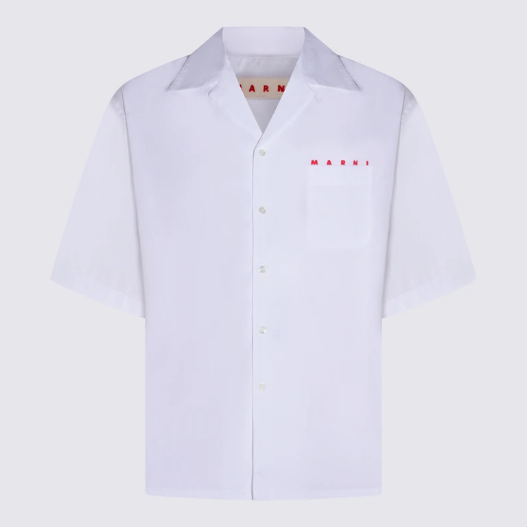 Marni Shirts Blue _co - Men