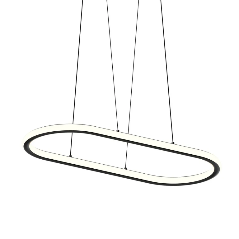 Satin Black Pendant from the Luna Collection