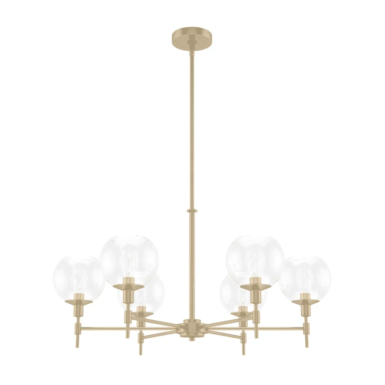 Alturas Gold Six Light Chandelier from the Xidane Collection