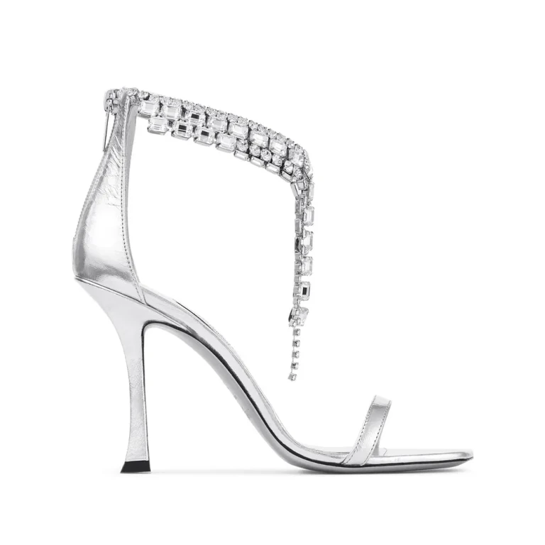 Jimmy Choo Slingback Sandals With Rhinestones verity 100