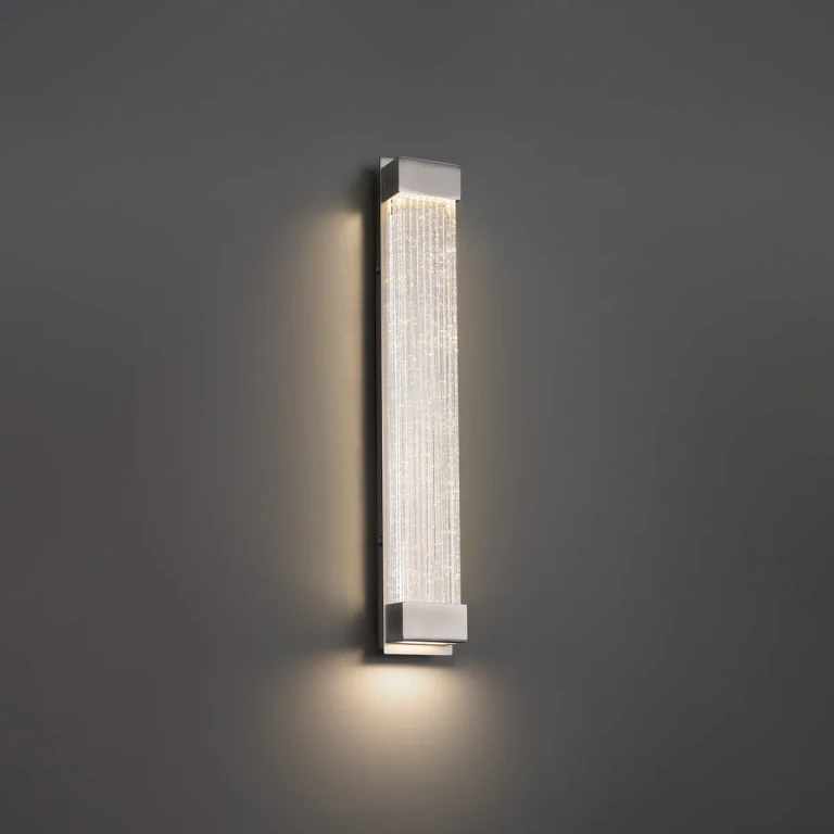 Brushed Nickel LED Bathroom Vanity Light from the Tower Collection
